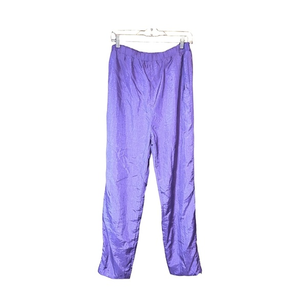 Vintage Track Pant GOOLA GONG Purple Jogger 80s 90s Size Medium - Picture 7 of 14